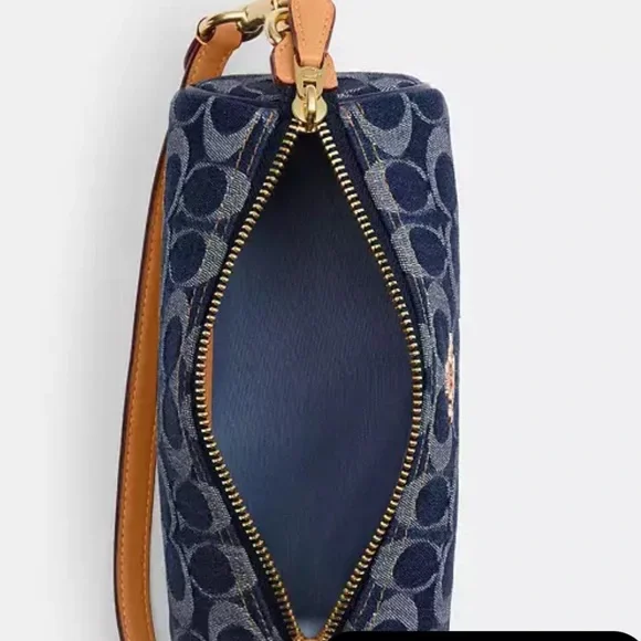 Coach Nolita Barrel Bag In Signature Denim nwt in packaging - Picture 3 of 7